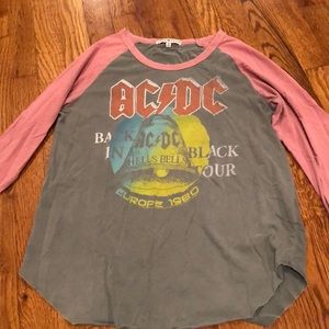 Junk food baseball band shirt